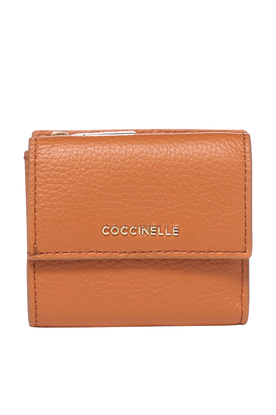 Кошелек METALLIC из натуральной кожи|Основной цвет:Оранжевый Женский Coccinelle Кошелек METALLIC из натуральной кожи (цвет ), артикул E2MW511B801 | Фото 1