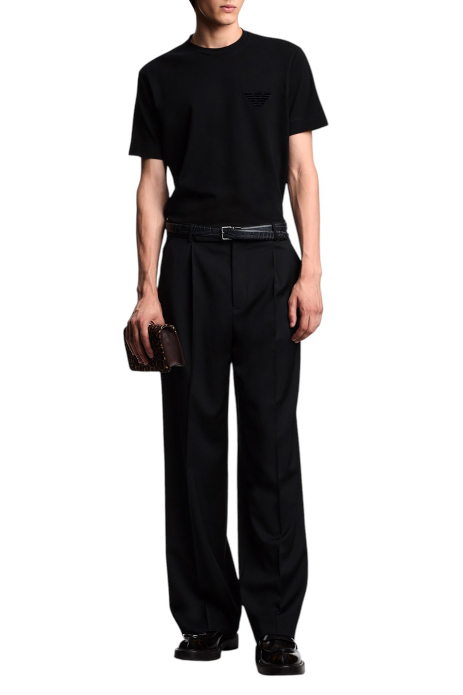 Мужской Emporio Armani Футболка с логотипом (цвет ), артикул EM002832-AF12955 | Фото 2