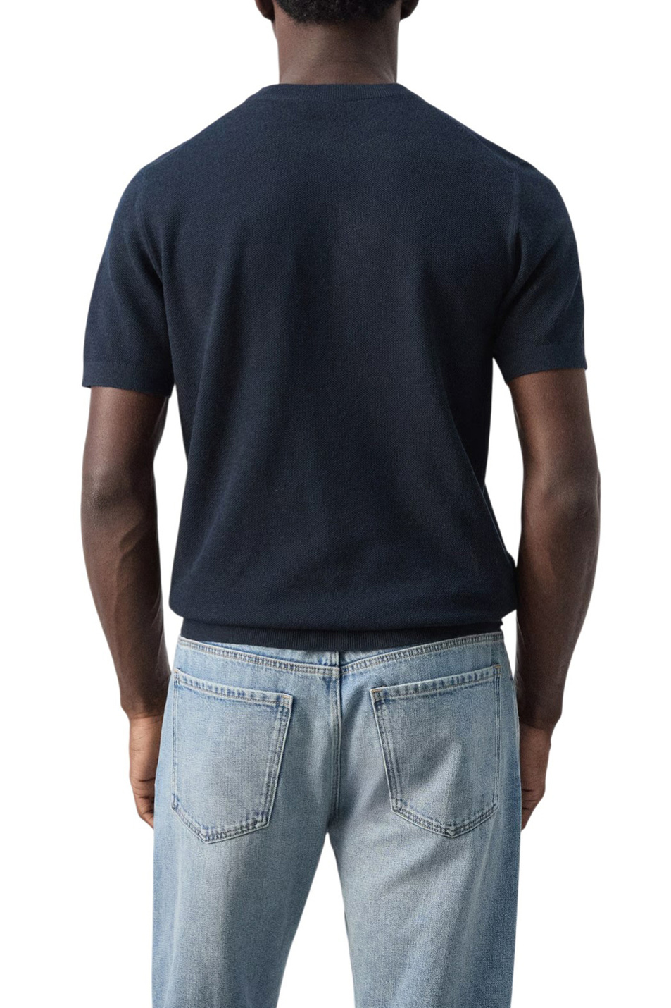 Мужской Mango Man Футболка ANDREW из смесового хлопка (цвет ), артикул 27095938 | Фото 4