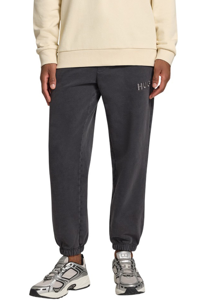 Брюки Delwony с логотипом|Основной цвет:Серый Мужской HUGO Брюки Delwony с логотипом (цвет ), артикул 50546385 | Фото 3