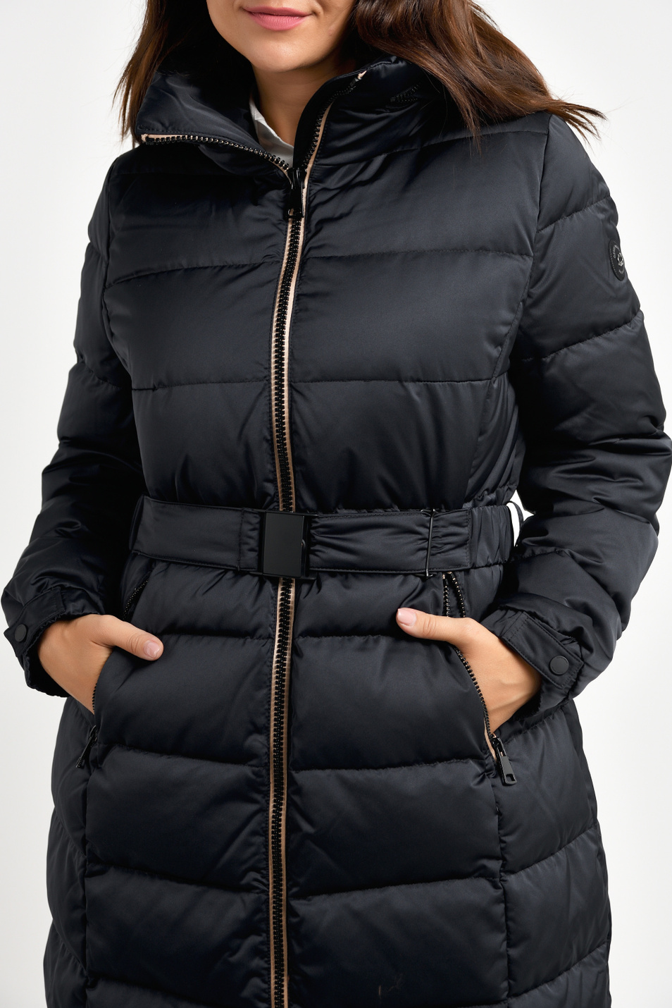 Женский Gerry Weber Пальто стеганое с потайным капюшоном (цвет ), артикул 450203-31115 | Фото 6