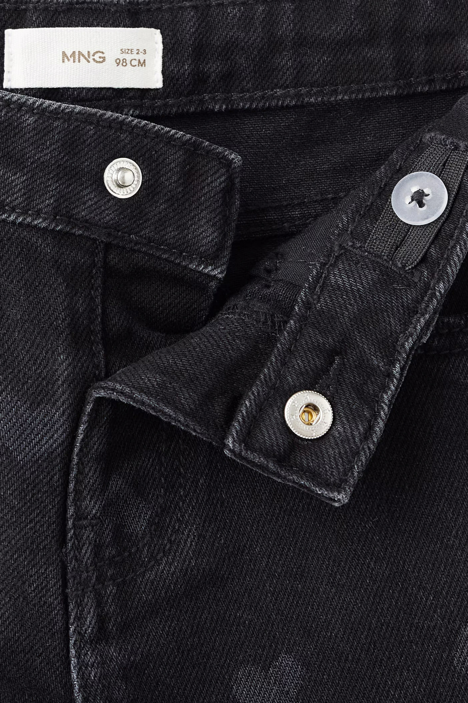 Джинсы CARLA прямого кроя|Основной цвет:Черный Девочкам Mango Kids Джинсы CARLA прямого кроя (цвет ), артикул 17056335 | Фото 3