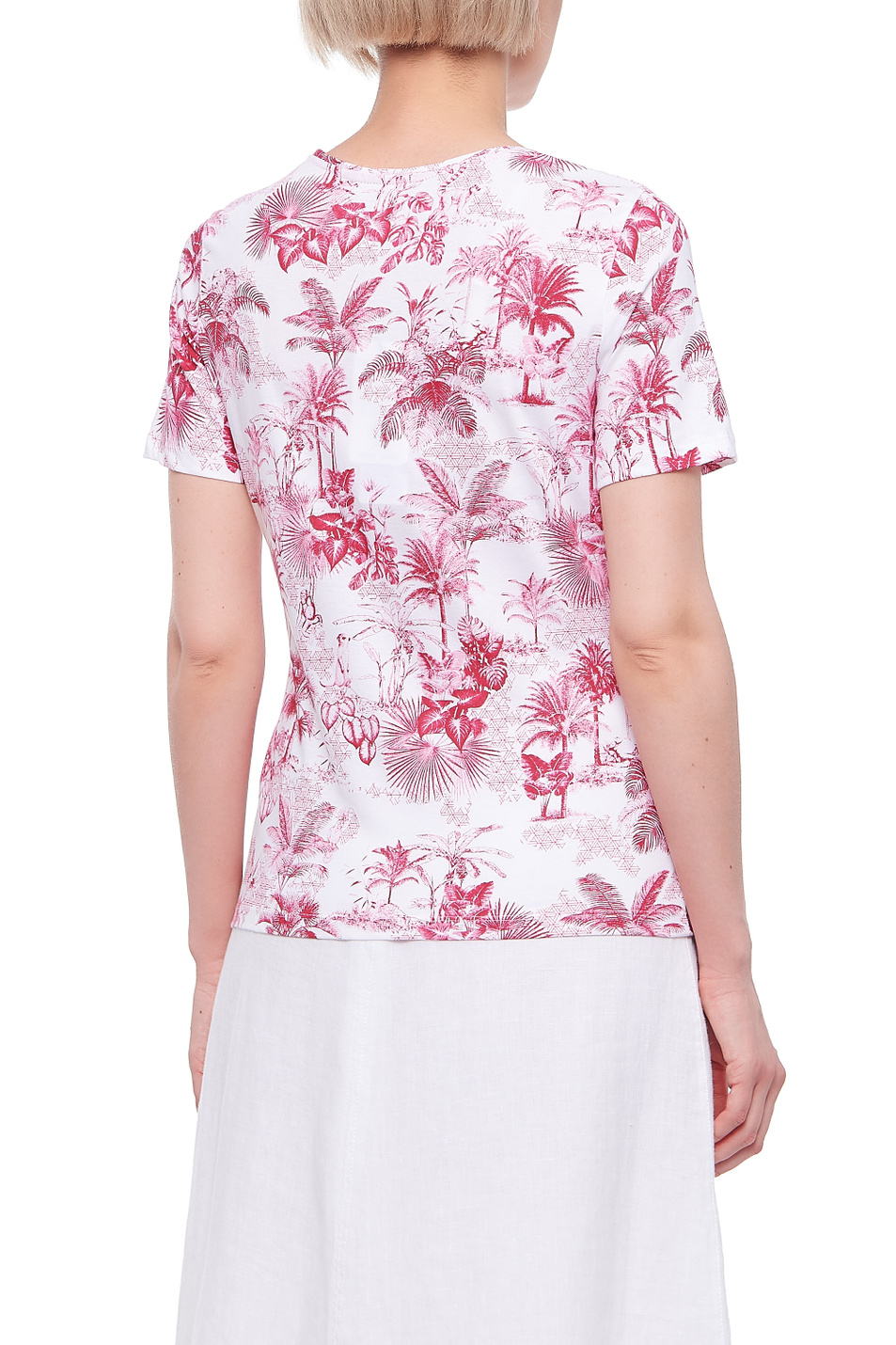 Женский Gerry Weber Футболка из натурального хлопка с принтом (цвет ), артикул 270172-44076 | Фото 6