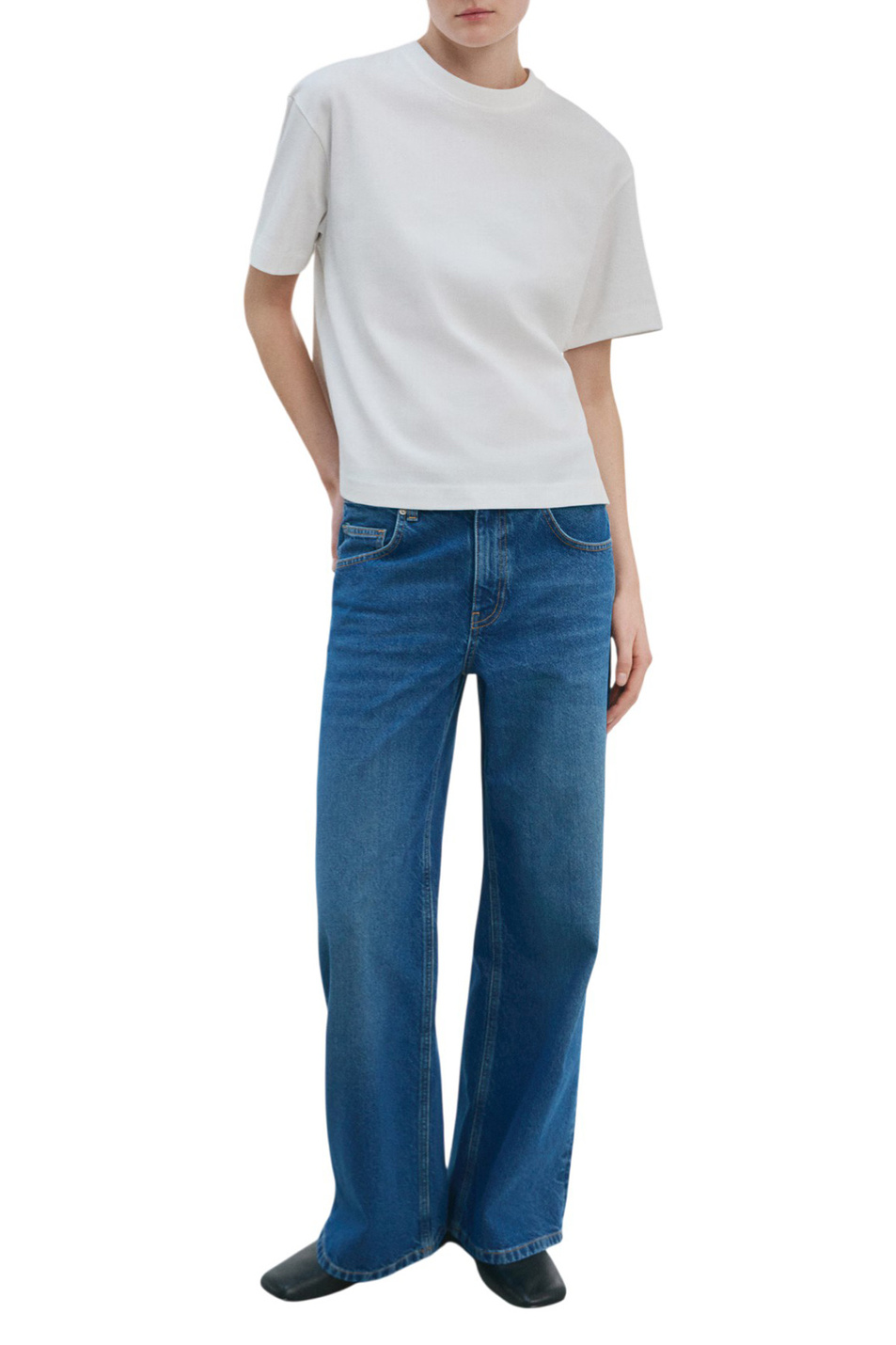 Женский Mango Футболка SITA из хлопка (цвет ), артикул 27065838 | Фото 2