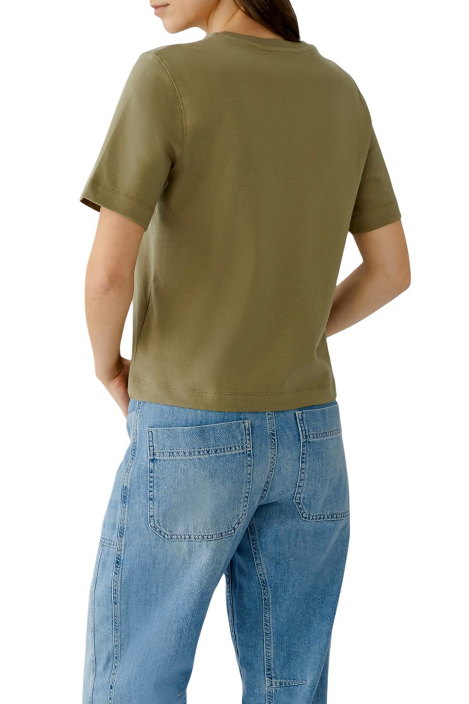 Женский OUI Футболка из хлопка (цвет ), артикул 94694 | Фото 5