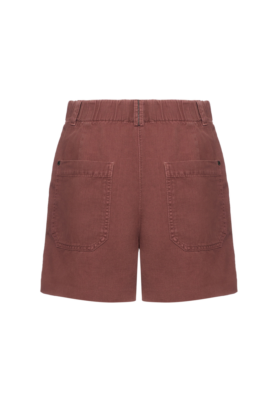 Женский Brunello Cucinelli Шорты из хлопка и льна (цвет ), артикул ML996P5761 | Фото 2