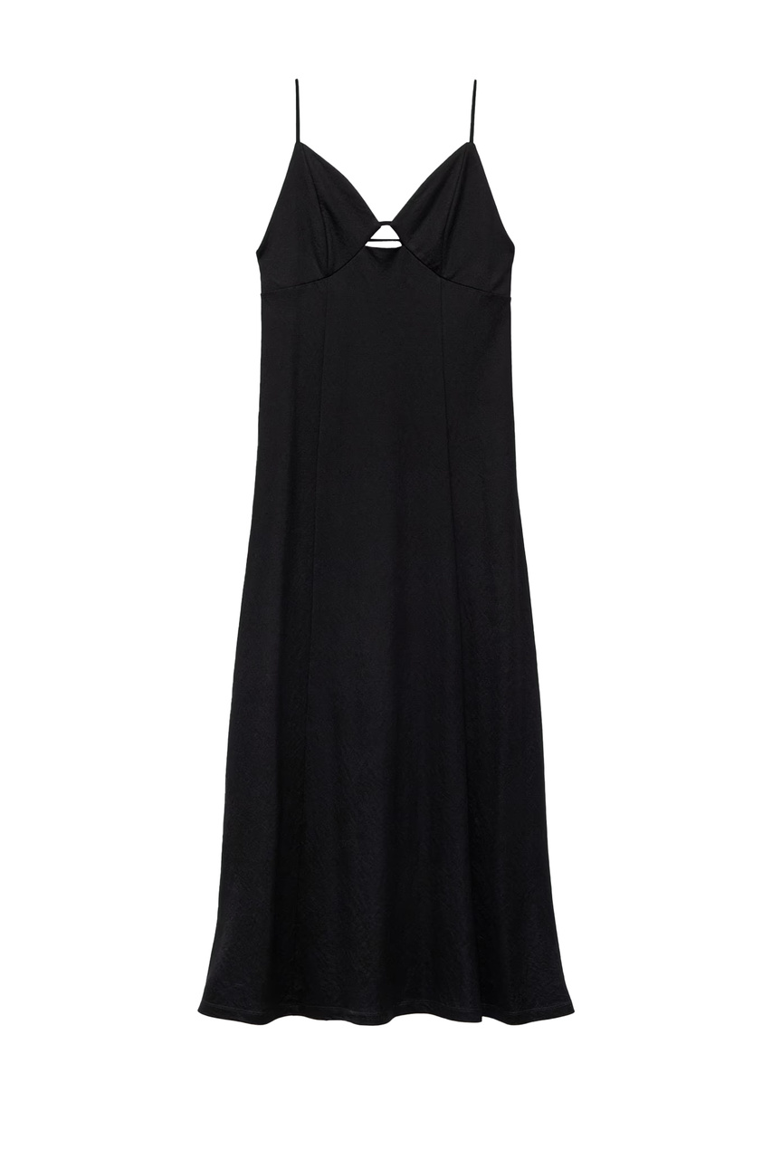 Платье VALEN на бретелях|Основной цвет:Черный|Артикул:67098643 | Фото 1