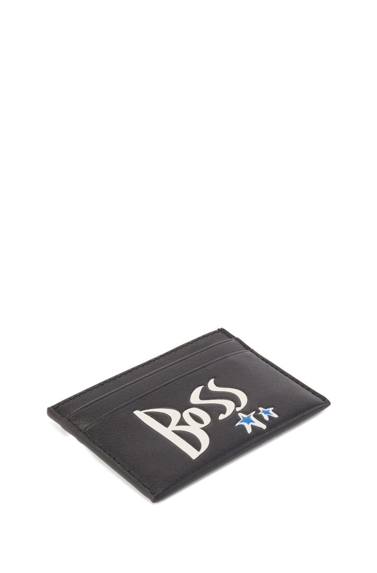 BOSS Чехол для карт Holiday с принтом из натуральной кожи (цвет ), артикул 50447248 | Фото 2