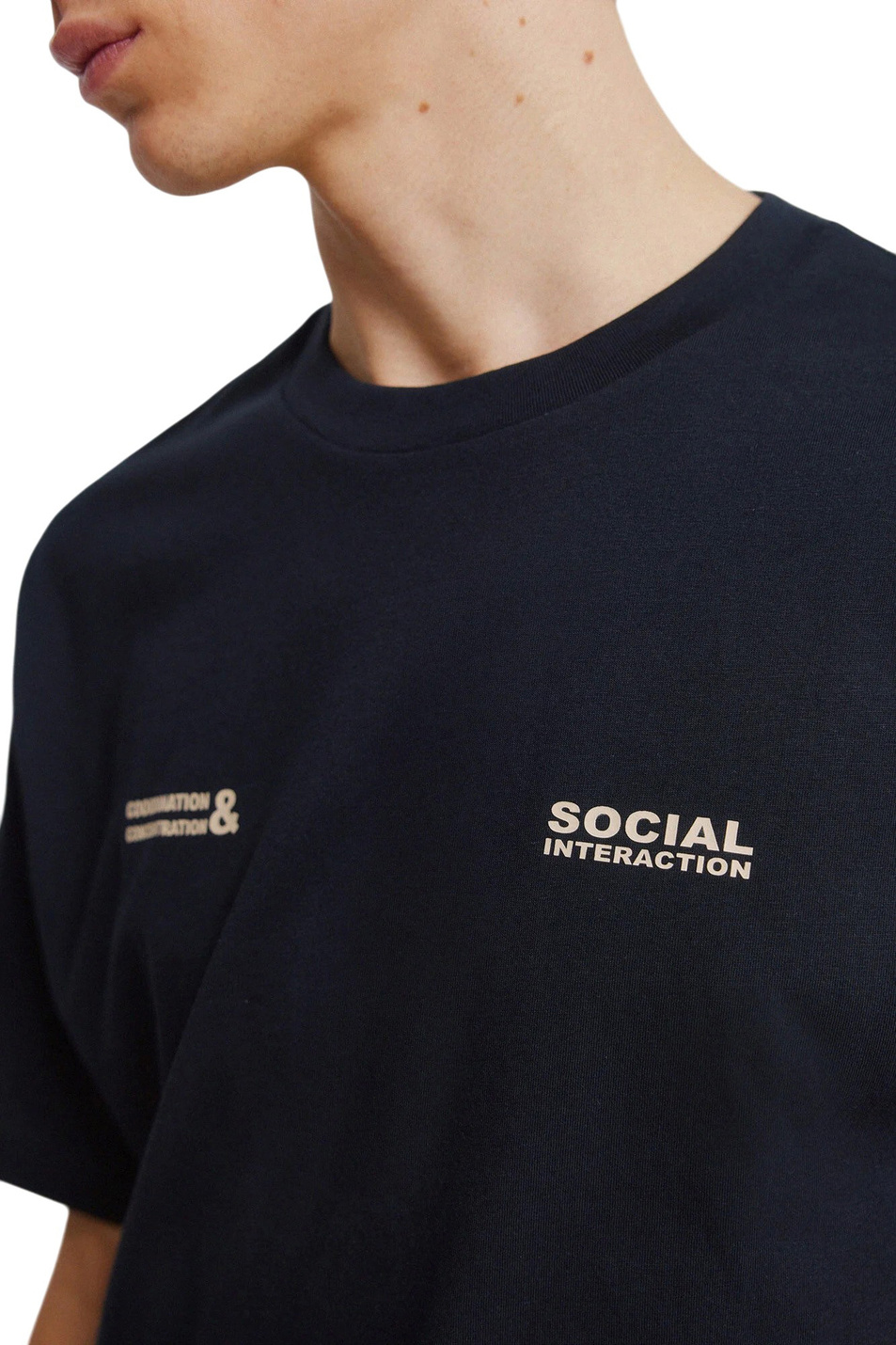 Мужской Springfield Футболка из хлопка (цвет ), артикул 0263444 | Фото 4