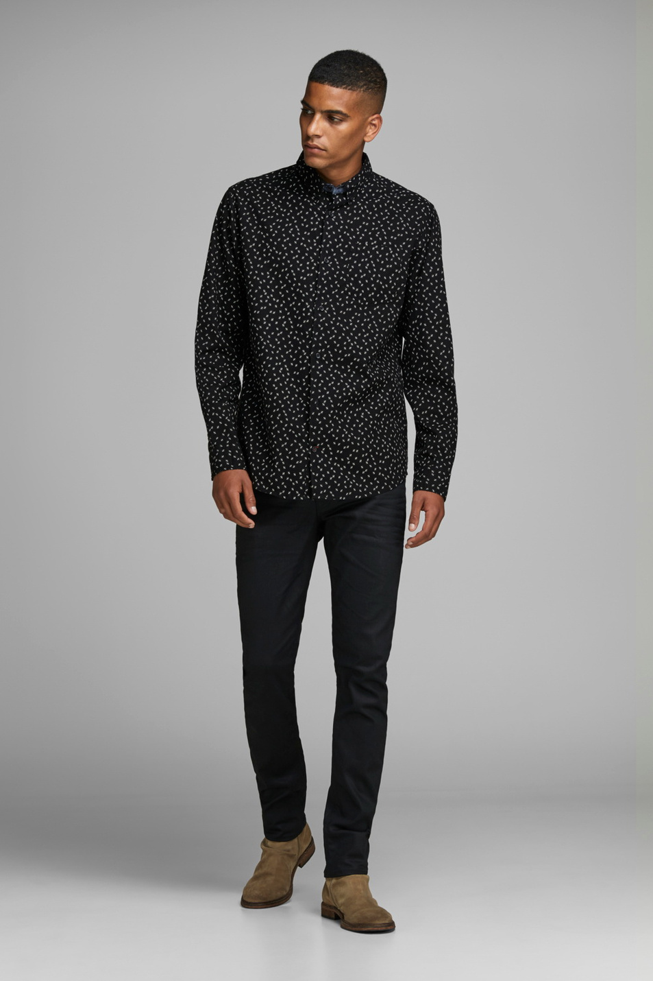 Мужской Jack & Jones Рубашка на пуговицах (цвет ), артикул 12161555 | Фото 4