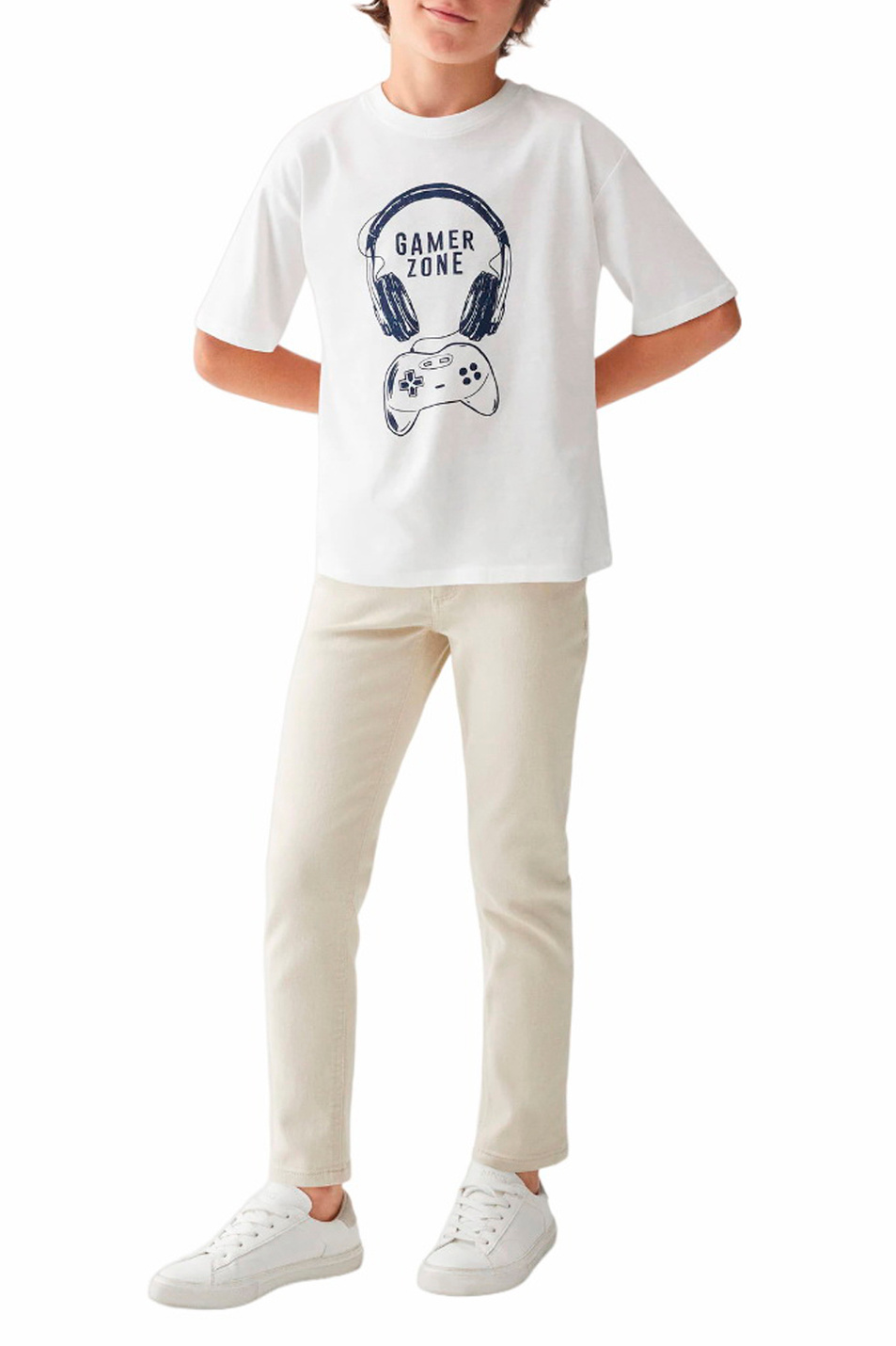Мальчикам Mango Kids Футболка PARK из натурального хлопка (цвет ), артикул 57001043 | Фото 3