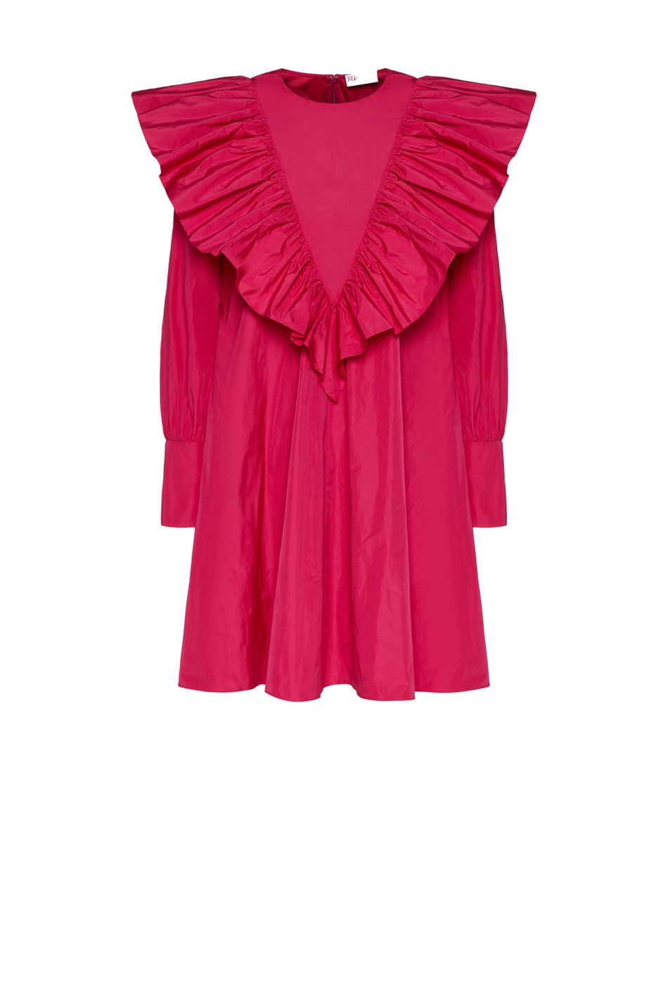 Женский Red Valentino Платье из тафты с рюшами (цвет ), артикул WR3VABF01FP | Фото 1