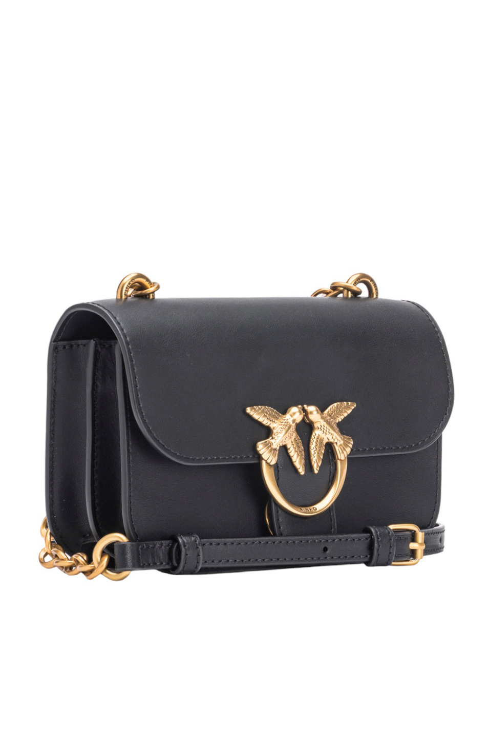 Женский Pinko Сумка LOVE BELL MINI из натуральной кожи (цвет ), артикул 100048A14P | Фото 2