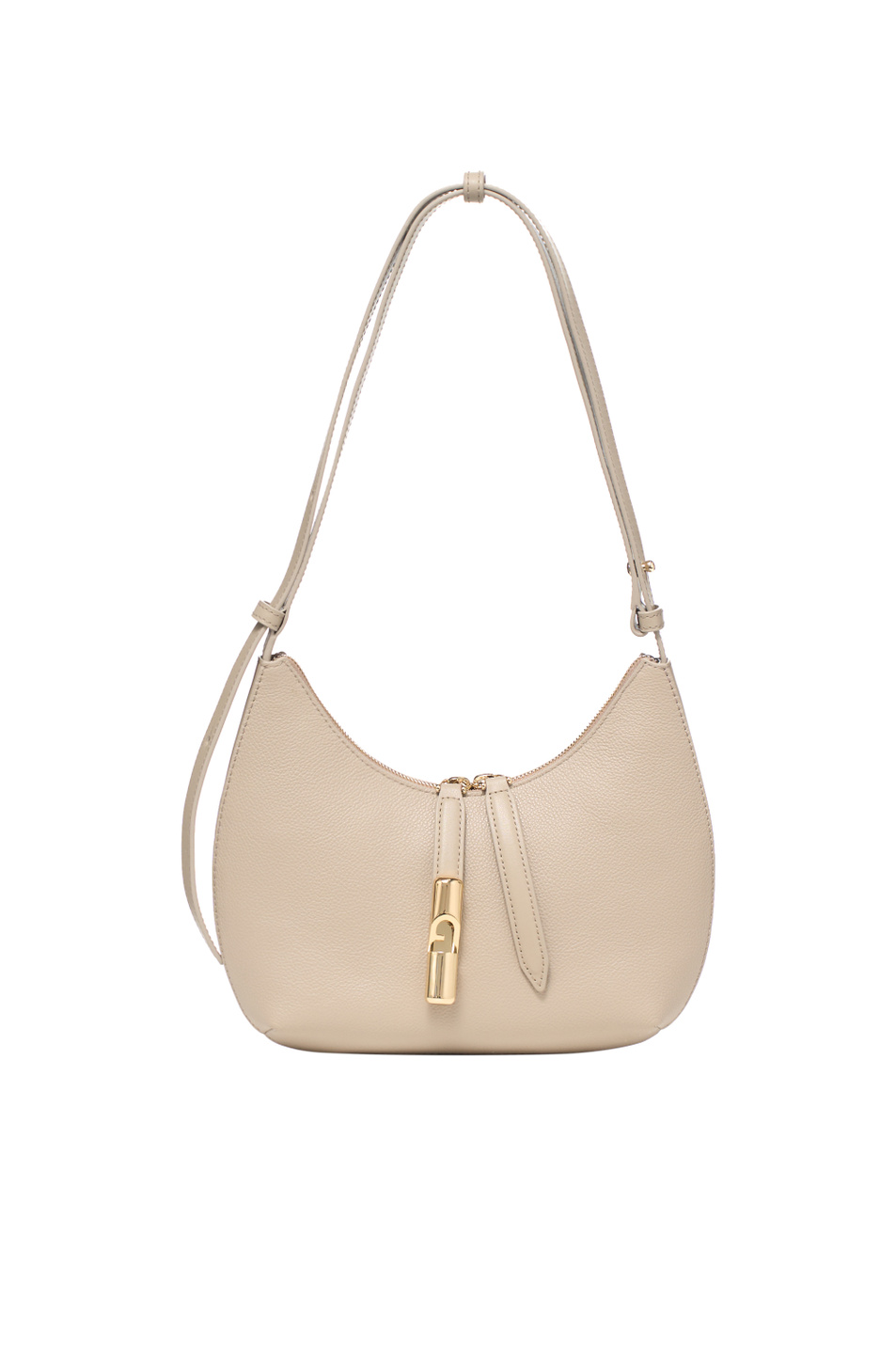 Сумка GOCCIA S из натуральной кожи|Основной цвет:Серый Женский Furla Сумка GOCCIA S из натуральной кожи (цвет ), артикул WB01500-BX3353 | Фото 1