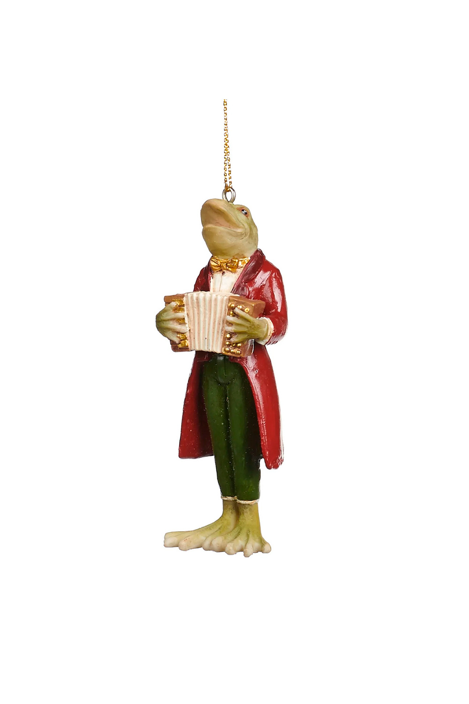 Не имеет пола Goodwill Елочная игрушка "Лягушка и аккордеон", 10,5 см (цвет ), артикул MC 38039_1 | Фото 1