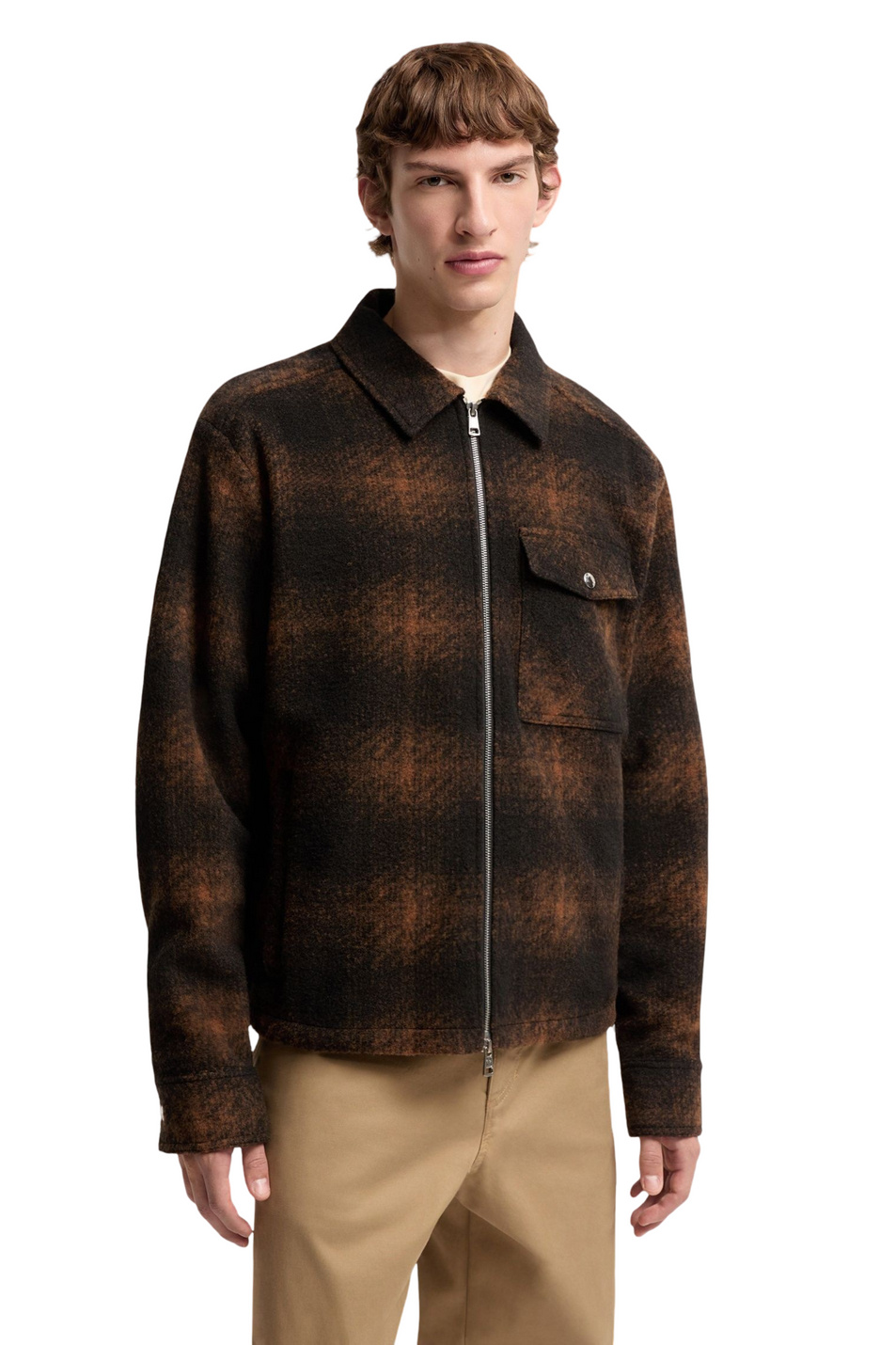Куртка-рубашка CAMICIA|Основной цвет:Разноцветный Мужской Moncler Куртка-рубашка CAMICIA (цвет ), артикул L20912F00035-89BKB | Фото 3