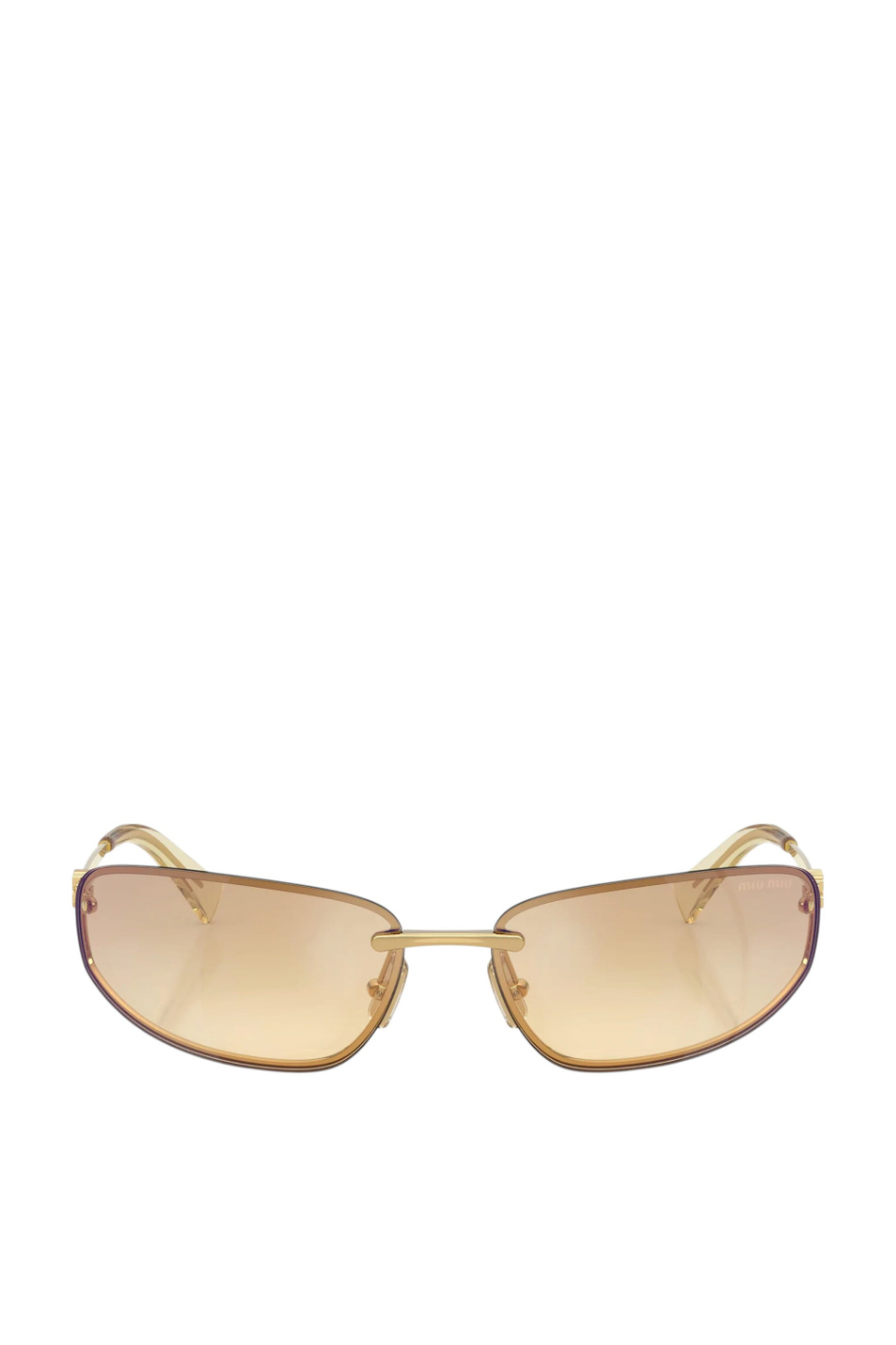 Солнцезащитные очки 0MU A50S|Основной цвет:Золотой Женский Miu Miu Eyewear Солнцезащитные очки 0MU A50S (цвет ), артикул 0MU A50S | Фото 2