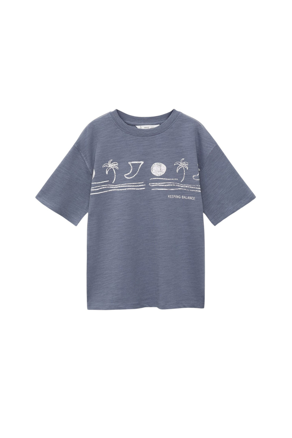 Мальчикам Mango Kids Футболка BALANCE из хлопка (цвет ), артикул 87018278 | Фото 1