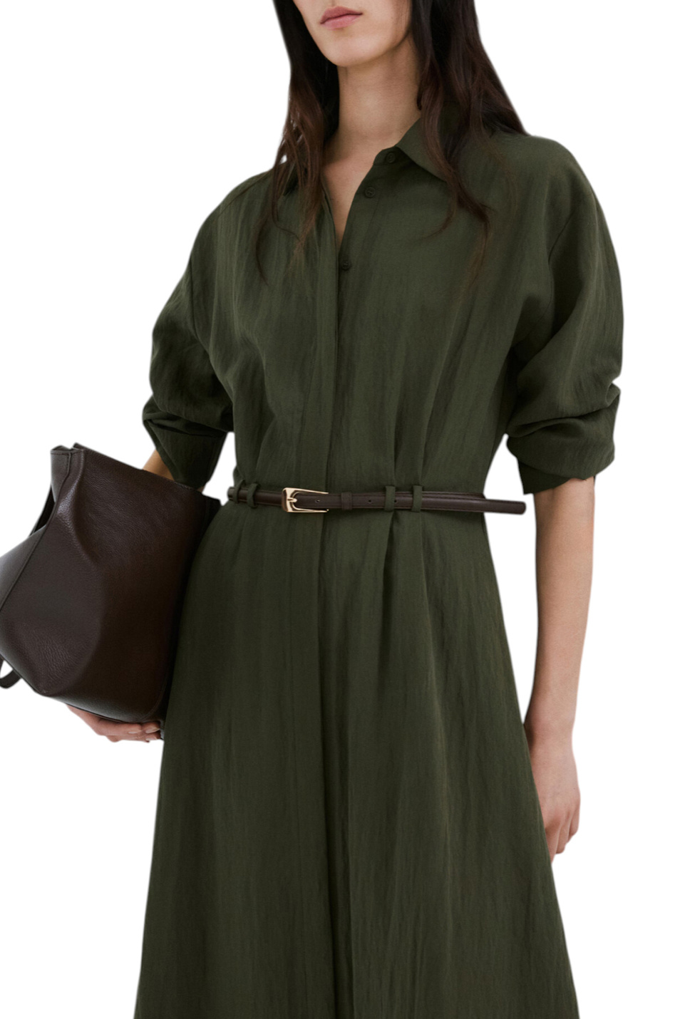 Женский Mango Платье TRECKY однотонное (цвет ), артикул 27015829 | Фото 3