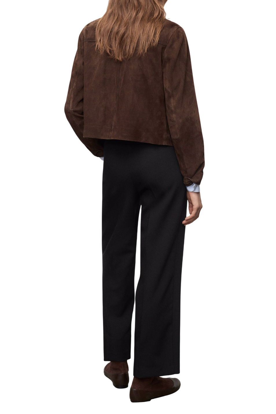 Брюки POL прямого кроя|Основной цвет:Черный Женский Mango Брюки POL прямого кроя (цвет ), артикул 17096743 | Фото 4