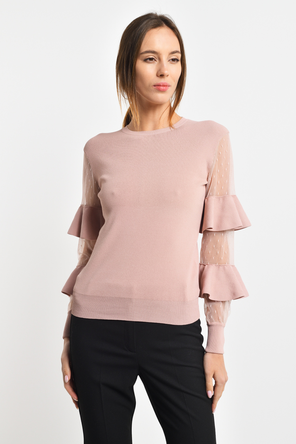 Женский Red Valentino Блузка из смесовой вискозы (цвет ), артикул SR0KCB914NW | Фото 1