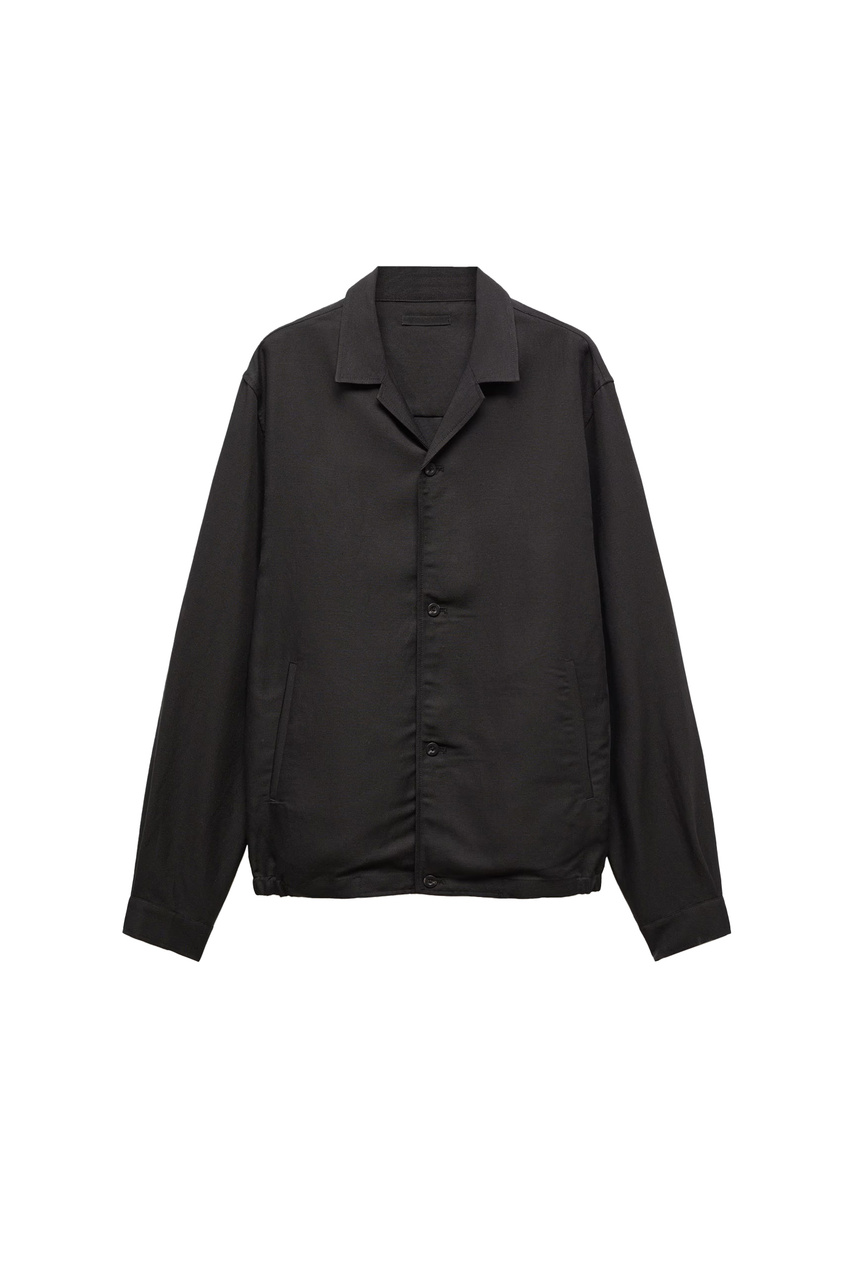 Куртка-рубашка VIGIL приталенного кроя|Основной цвет:Черный|Артикул:67077686 | Фото 1