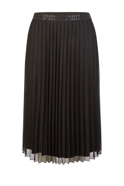 Плиссированная юбка|Основной цвет:Черный|Артикул:49-513141 | Фото 1