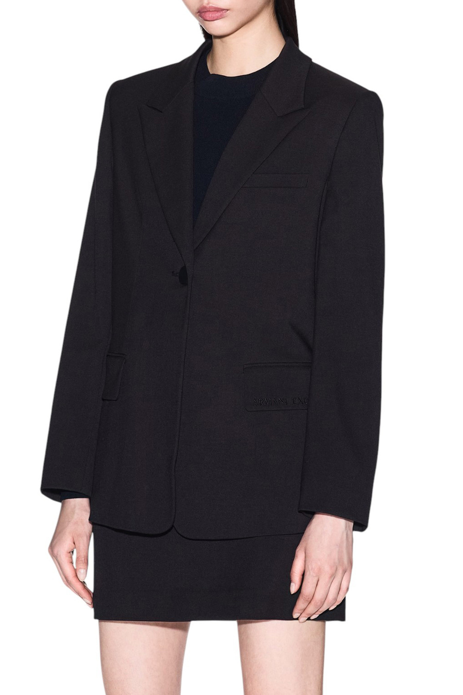 Женский Armani Exchange Пиджак однотонный (цвет ), артикул XW000659-AF16142 | Фото 3