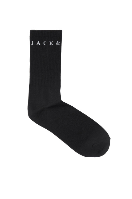 Высокие носки с логотипом|Основной цвет:Черный|Артикул:12204814 | Фото 1