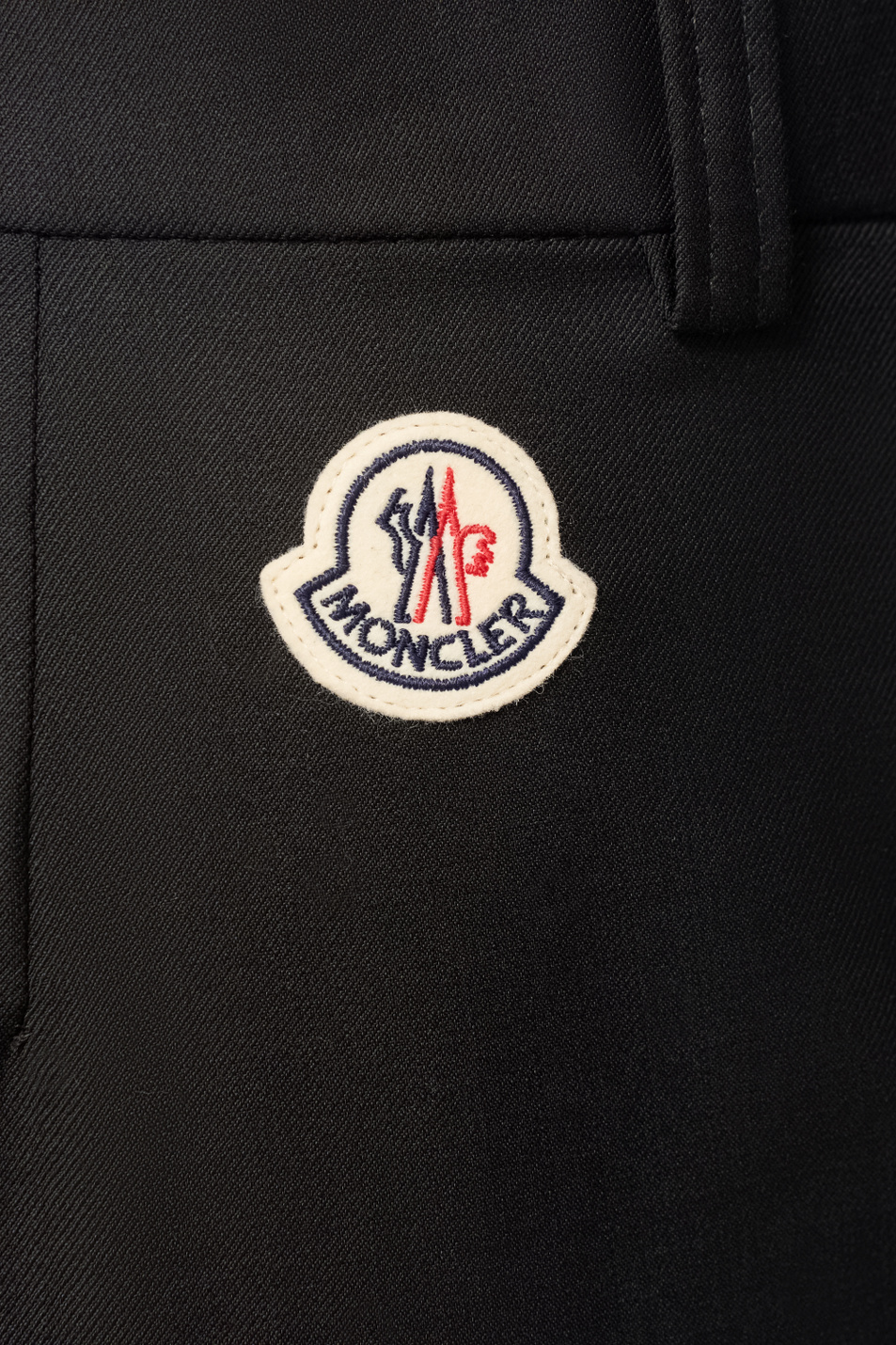 Брюки из шерсти|Основной цвет:Черный Женский Moncler Брюки из шерсти (цвет ), артикул L20932A00008-599VD | Фото 5