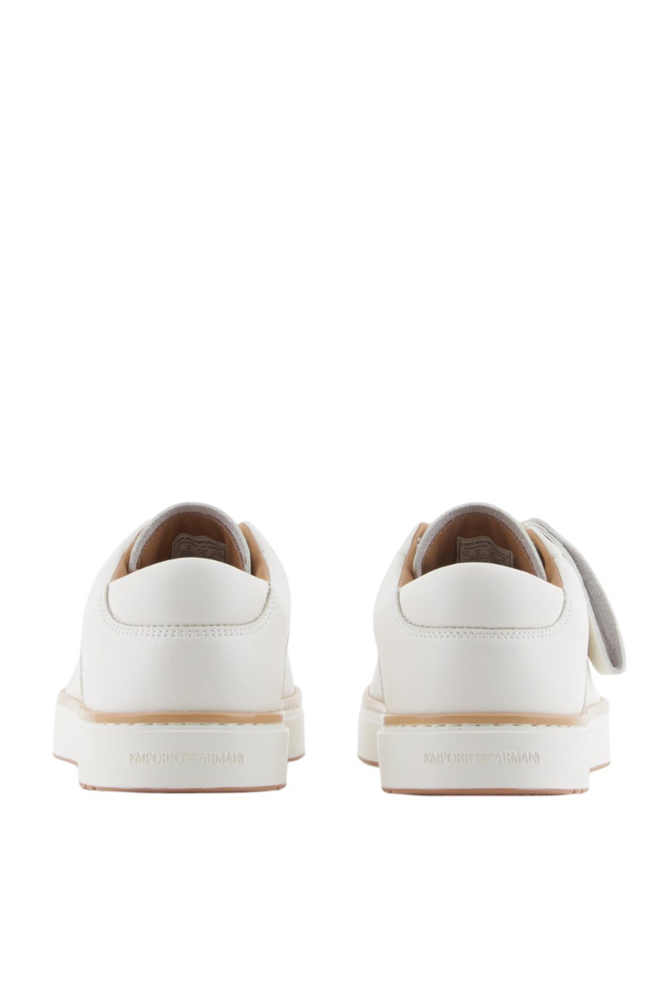 Кеды из натуральной кожи|Основной цвет:Белый Мужской Emporio Armani Кеды из натуральной кожи (цвет ), артикул EM003081-AF18228 | Фото 3