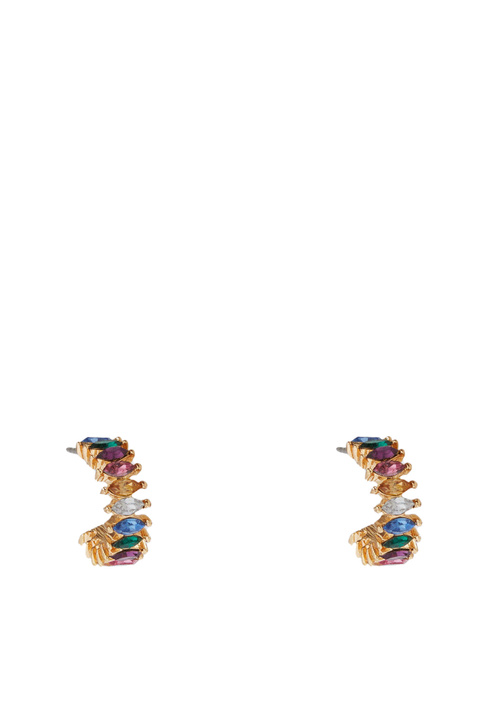 Parfois Маленькие серьги-кольца неправильной формы ( цвет), артикул 191405 | Фото 1