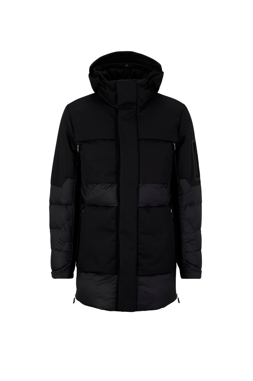 Куртка со съемным капюшоном|Основной цвет:Черный|Артикул:50501608 | Фото 1
