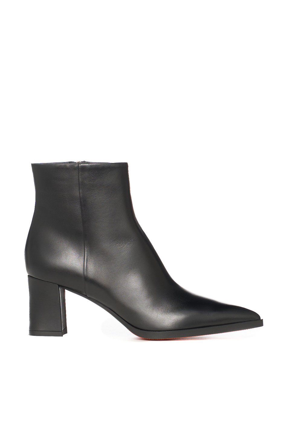 Ботильоны ESTEL из натуральной кожи|Основной цвет:Черный Женский Santoni Ботильоны ESTEL из натуральной кожи (цвет ), артикул WTEZ71231PC4NVGBN01 | Фото 1