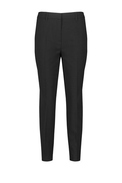 Однотонные укороченные брюки|Основной цвет:Черный|Артикул:920984-19800 | Фото 1