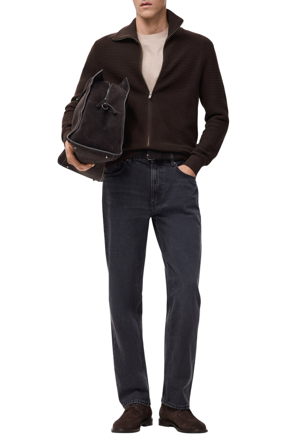 Мужской Mango Man Кардиган SALASZ с застежкой-молнией (цвет ), артикул 27081259 | Фото 2