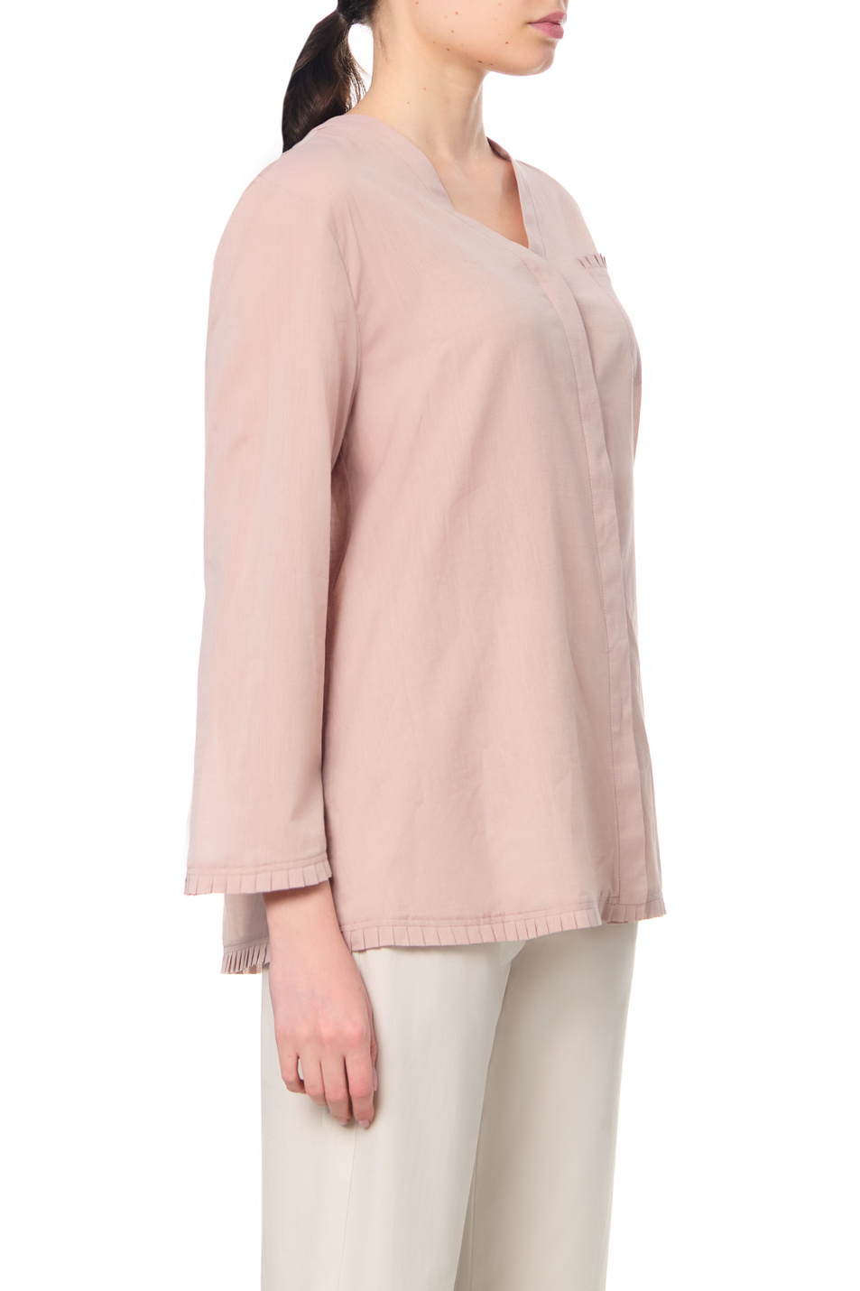 Женский Max Mara Рубашка CLUNY с нагрудным карманом (цвет ), артикул 91110722 | Фото 5