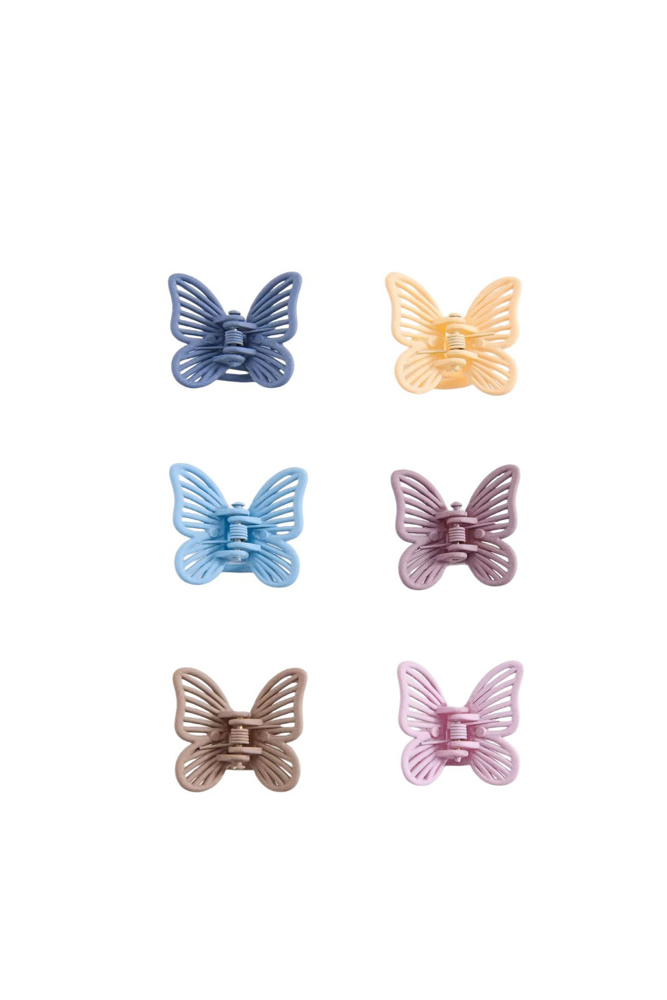 Девочкам Mango Kids Заколка для волос BUTTERFL в комплекте из 6 шт (цвет ), артикул 37041342 | Фото 1