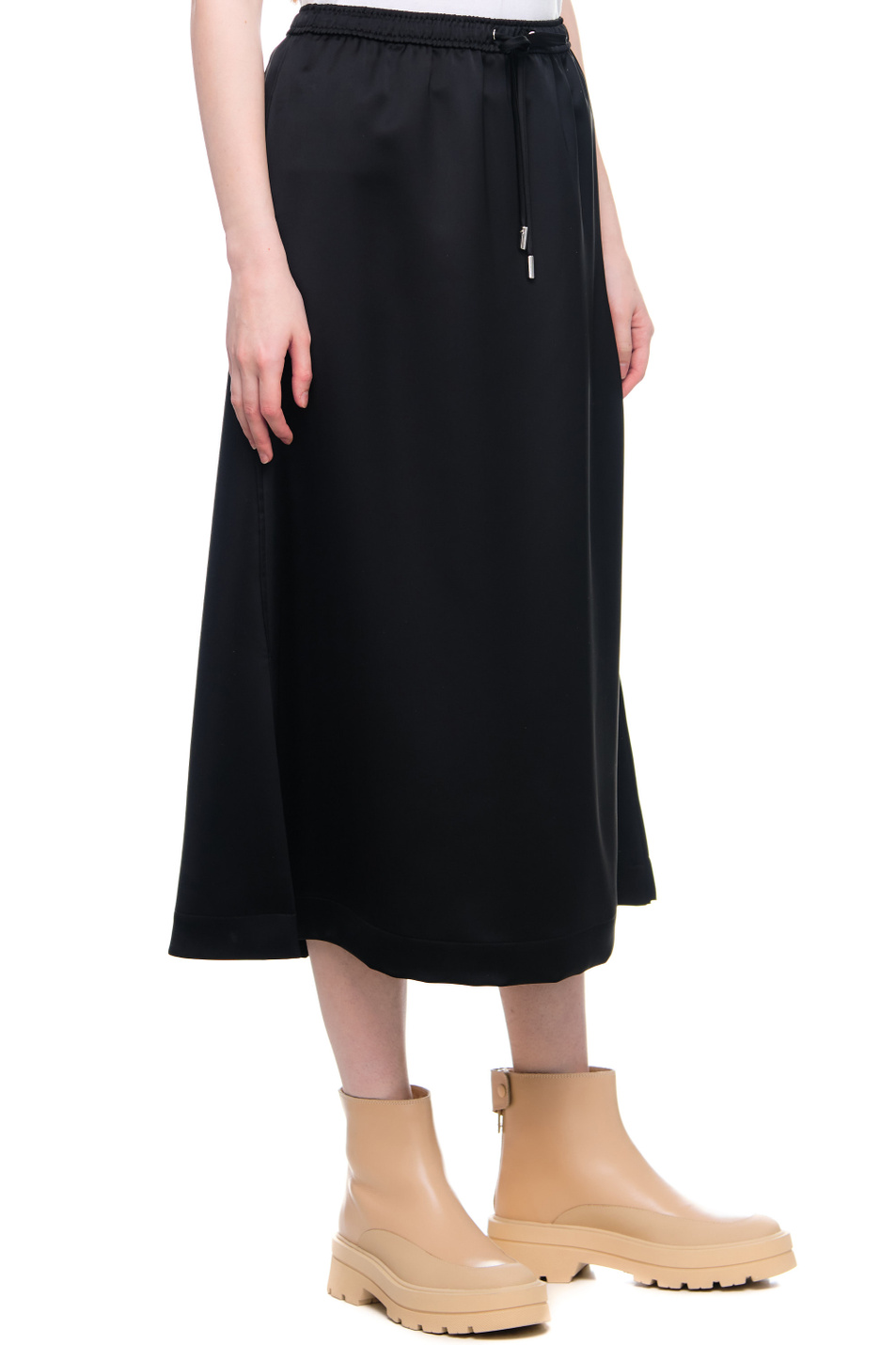 Женский BOSS Атласная юбка с кулиской на поясе (цвет ), артикул 50482702 | Фото 5