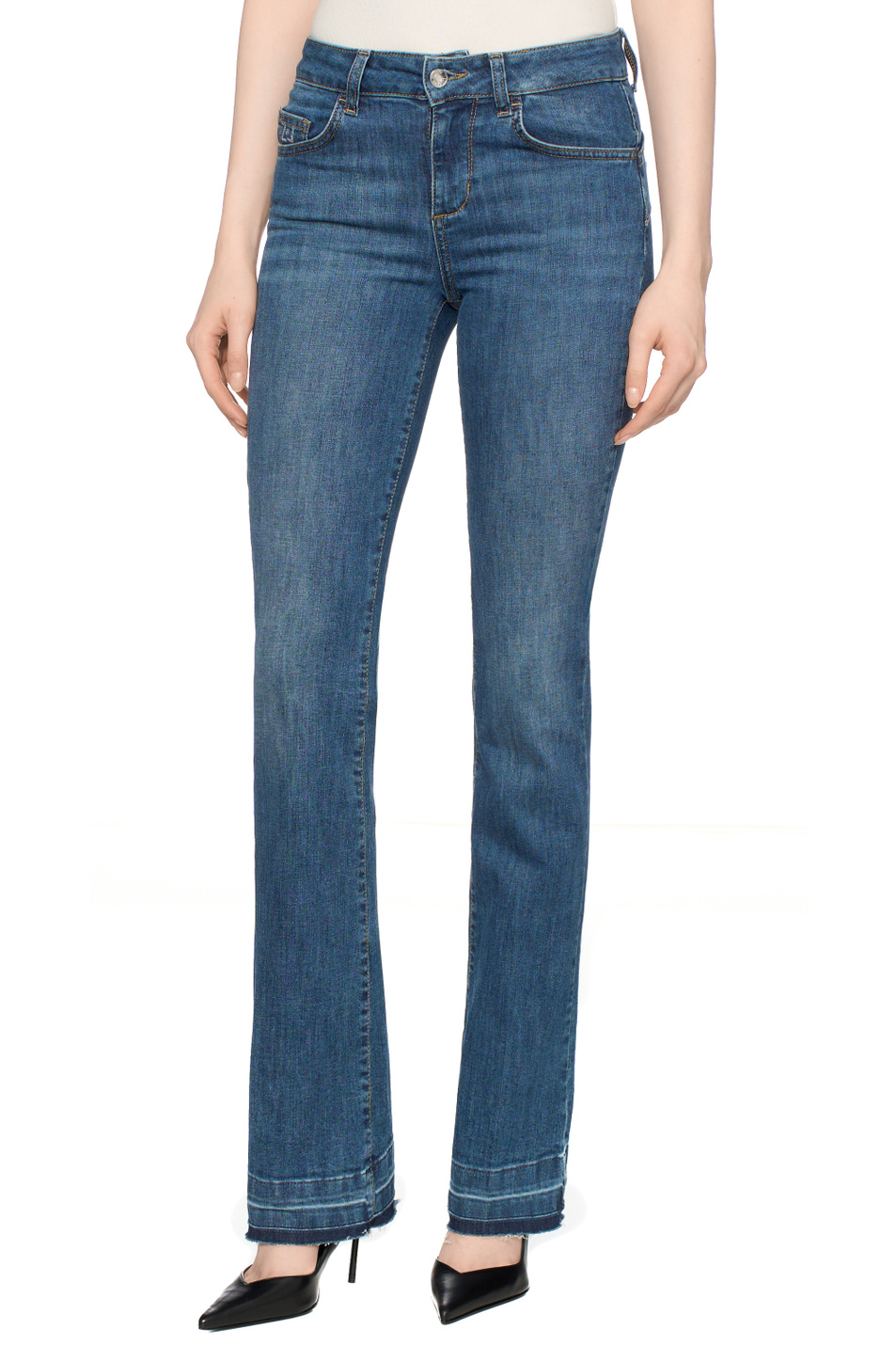 Женский Liu Jo Джинсы из эластичного хлопка (цвет ), артикул UF5025D0275 | Фото 4