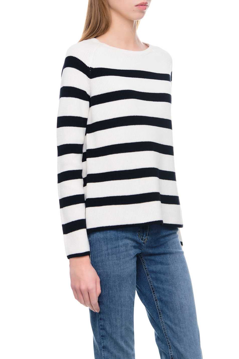 Женский Gerry Weber Джемпер в полоску с рукавом реглан (цвет ), артикул 978006-44701 | Фото 5