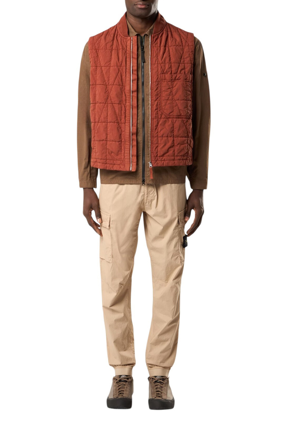 Мужской Stone Island Брюки карго однотонные (цвет ), артикул L1S153100031-S0003 | Фото 3