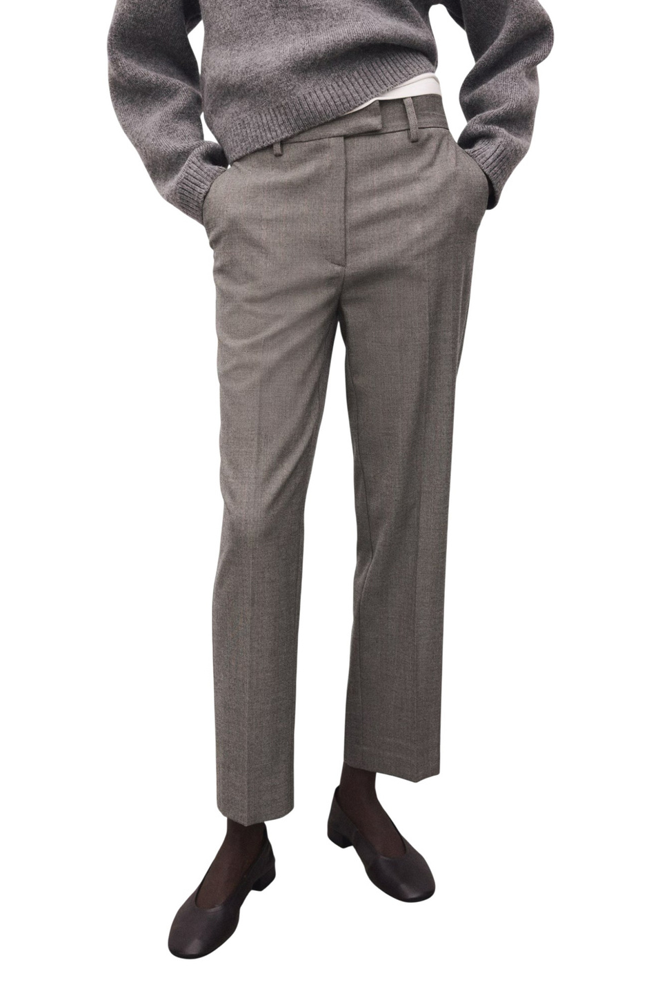 Женский Mango Брюки NEWARM укороченные (цвет ), артикул 27071264 | Фото 3