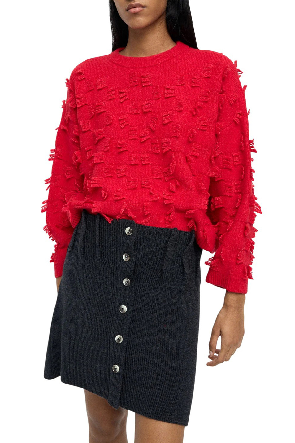 Женский Parfois Джемпер с бахромой (цвет ), артикул 240925 | Фото 3