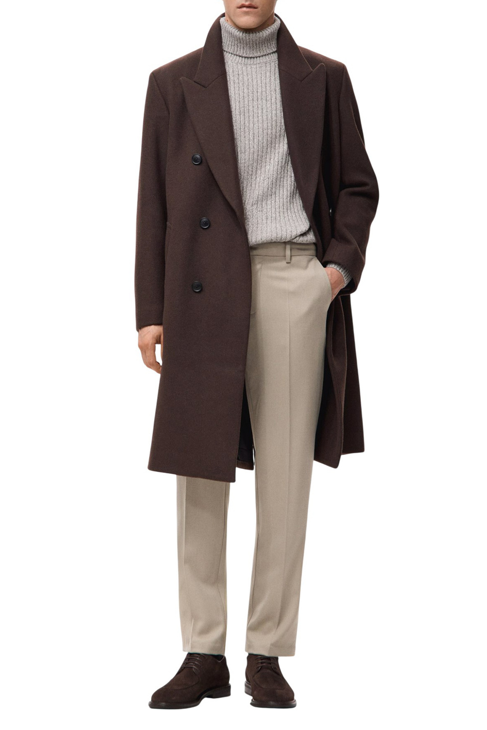 Мужской Mango Man Брюки ROCK свободного кроя (цвет ), артикул 27011193 | Фото 2