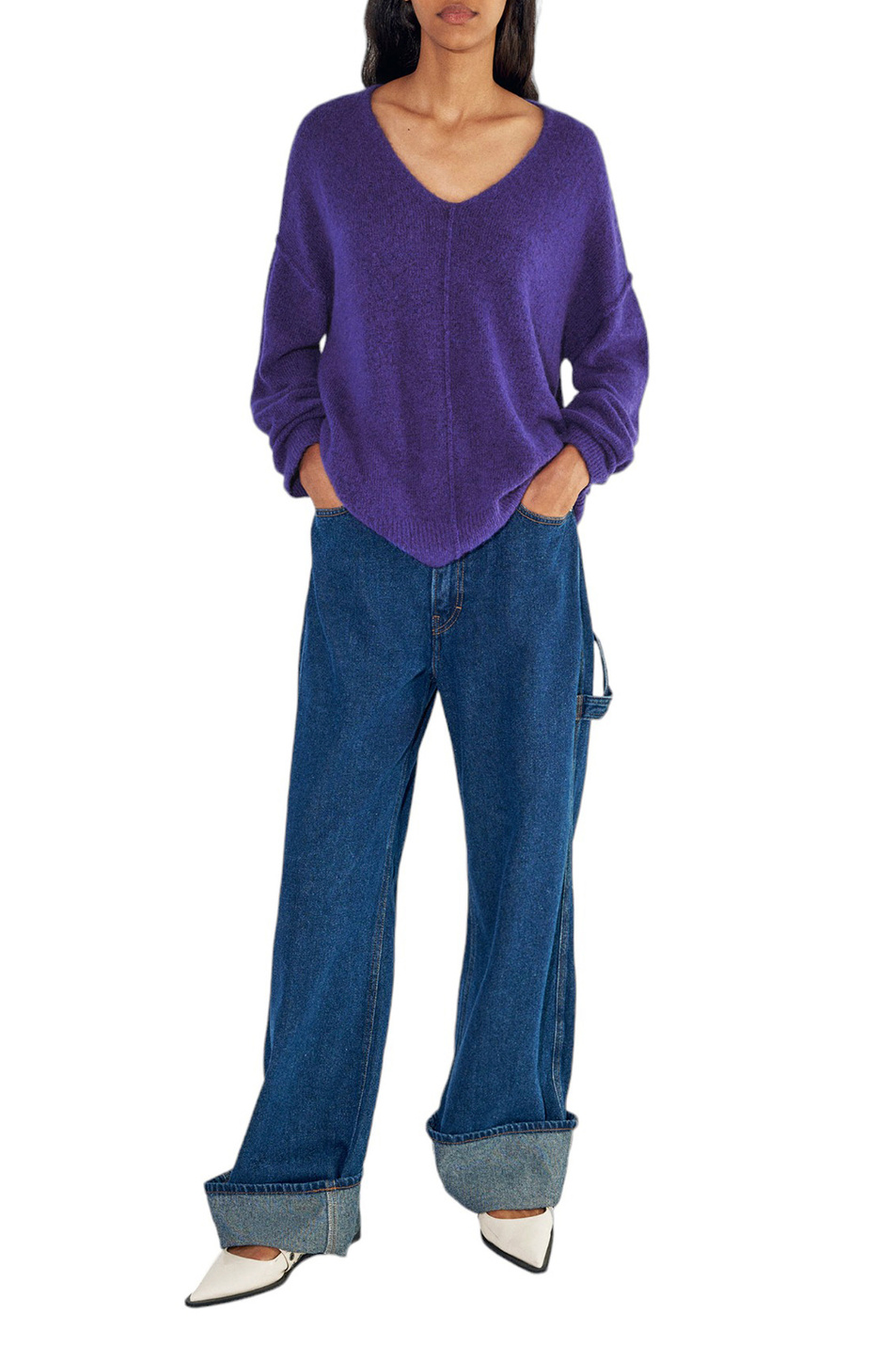 Женский Parfois Пуловер с V-образным вырезом (цвет ), артикул 212654 | Фото 2
