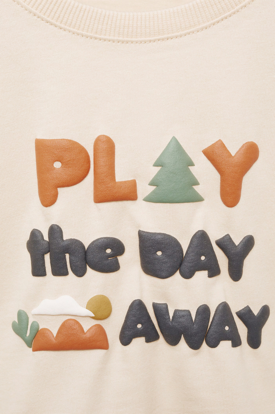 Малышам мальчикам Mango Kids Лонгслив AWAY из хлопка (цвет ), артикул 87033646 | Фото 5