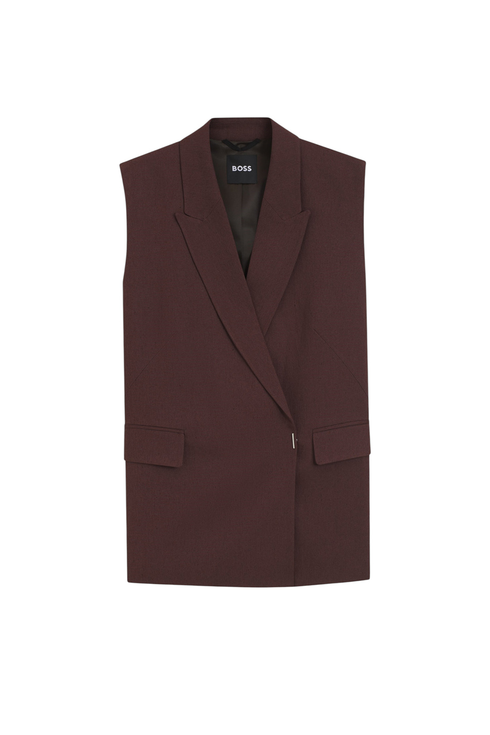 Женский BOSS Жилет Jankania из смесового льна (цвет ), артикул 50557435 | Фото 1