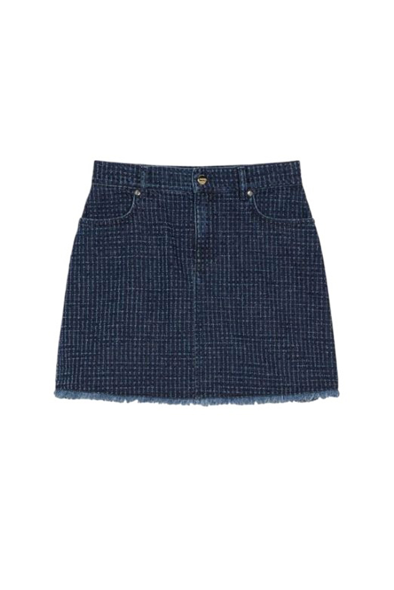 Юбка IBLROLLIO джинсовая|Основной цвет:Синий Женский iBLUES Юбка IBLROLLIO джинсовая (цвет ), артикул 2617101061 | Фото 1