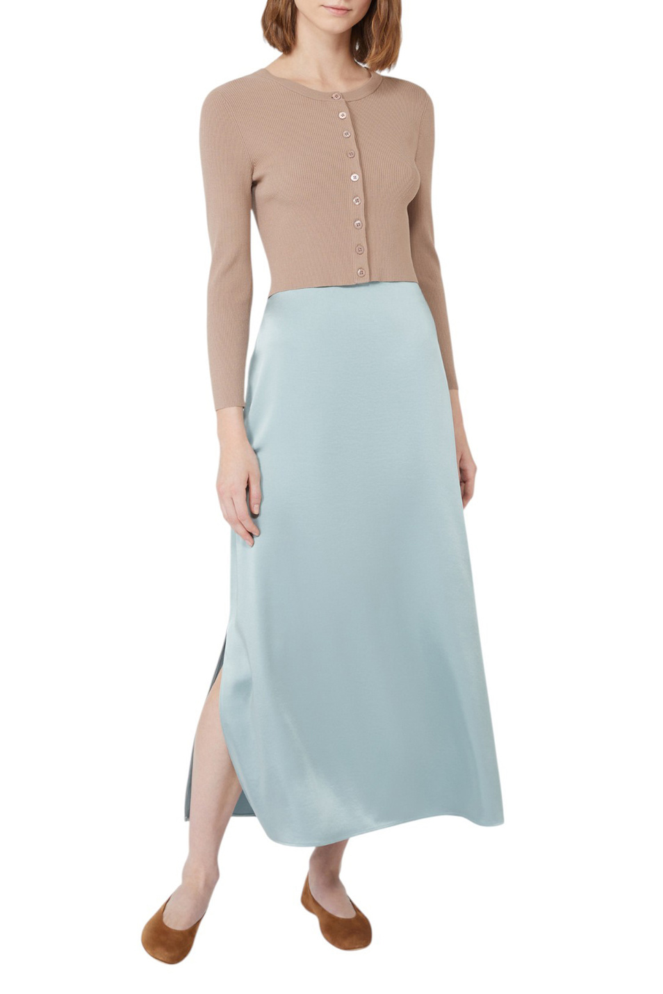 Женский Weekend Max Mara Юбка ANGELO из атласа (цвет ), артикул 2525106041 | Фото 2